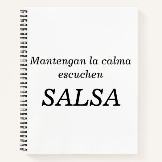 Mantengan la calma notizblock