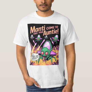 Manti-Alien-Entführungs-Party! Defender Arcade '81 T-Shirt