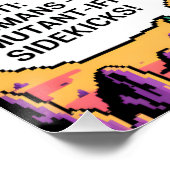  Manti Aliens Abduction Party! Defender Arcade '81 Poster (Ecke)