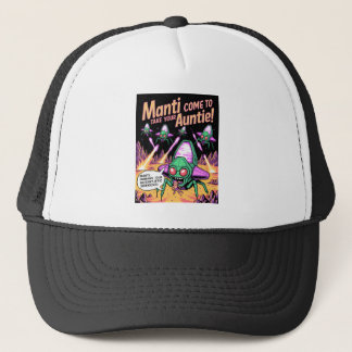 Manti Aliens Abduction Party! Defender Arcade '81 Truckerkappe