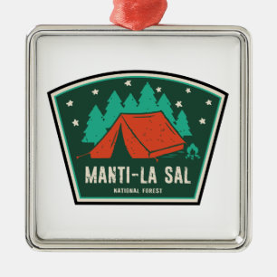 Manti-La Sal National Forest Camping Ornament Aus Metall
