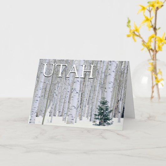 Manti-LaSal National Forest, Utah | Happy Birthday Karte (Gelbe Blume)