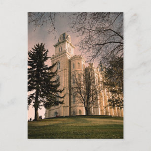 Manti Utah LDS Postkarte