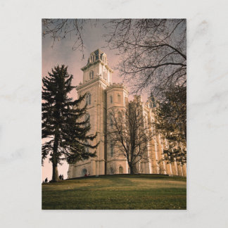 Manti Utah LDS Postkarte