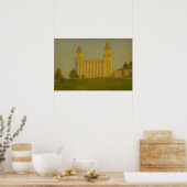 Manti Utah Temple Painting™ LDS Wall Art Poster (Küche)