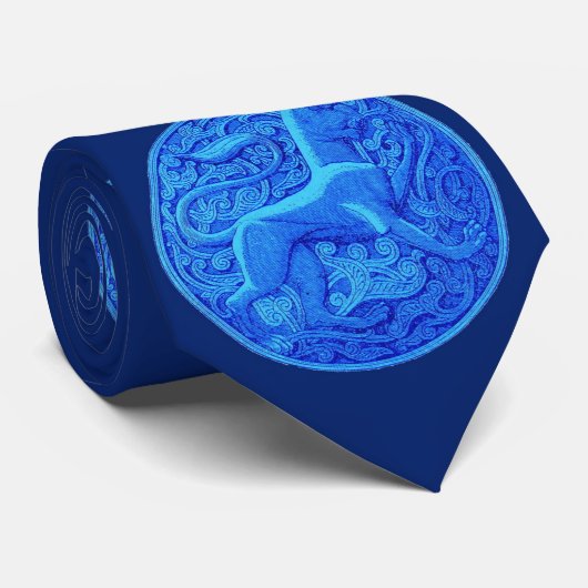 Manticore in Blau Krawatte (Gerollt)
