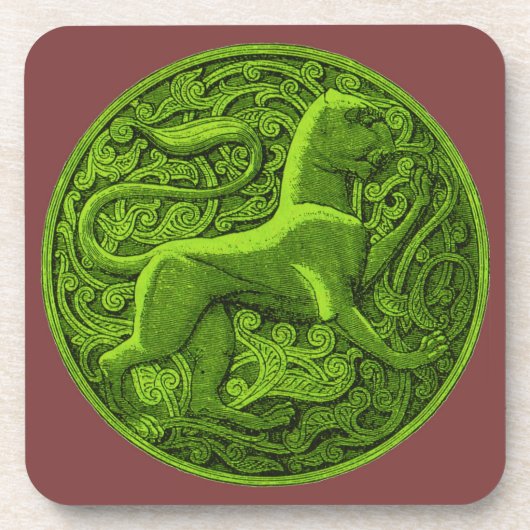 Manticore in grün getränkeuntersetzer (Vorderseite)