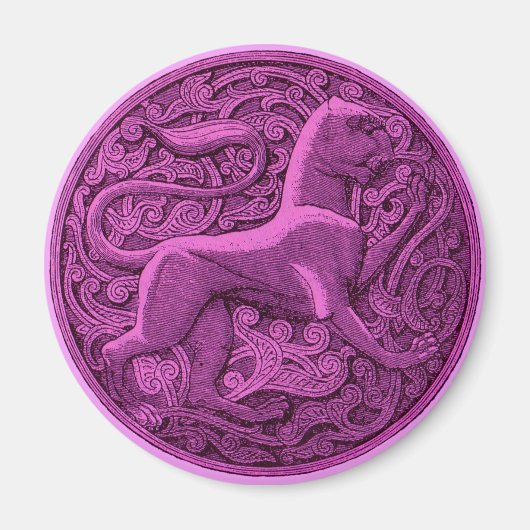 Manticore in lila magnet (Vorne)