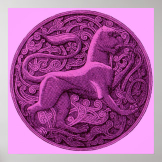 Manticore in lila poster
