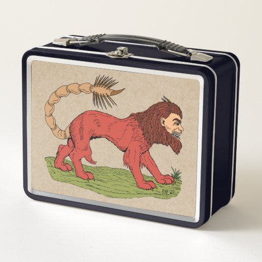 Manticore Metall Brotdose (Vorderseite)