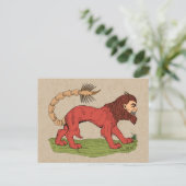 Manticore Postkarte (Stehend Vorderseite)