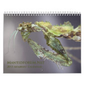 Mantidforum.nethauptmitgliedswandkalender 2015 kalender (Titelbild)