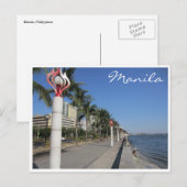 Mantilla-Promenade Postkarte (Vorne/Hinten)