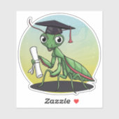 Mantis-Abschluss beten Aufkleber (Blatt)