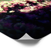 Mantis auf der Blume auf dem Meer Nah Poster (Ecke)