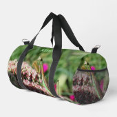 Mantis auf der Blume auf dem Meer Personalisiert Duffle Bag (Rechte Ecke)