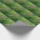 Mantis auf Gras beten Geschenkpapier (Ecke)
