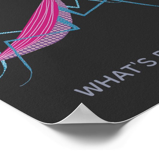 Mantis benutzerdefinierter Text Poster (Ecke)