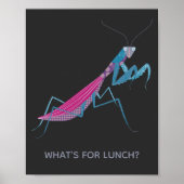 Mantis benutzerdefinierter Text Poster (Vorne)