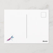 Mantis benutzerdefinierter Text Postkarte (Rückseite)