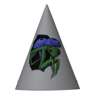 Mantis beten, die sich aus der Hole befreien Partyhütchen