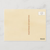 Mantis beten und danken postkarte (Rückseite)