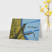 Mantis beten, vergessen Sie nicht Karte (Gelbe Blume)