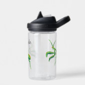 Mantis in Hellgrün Personalisiert beten Trinkflasche (Links)