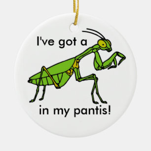 Mantis in meinem Pantis! Keramikornament
