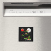 Mantis Insekt Weihnachtsmann Schlitten Fliegend Lu Magnet (In Situ (Geschirrspüler))