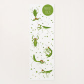 Mantis-Insekt-Yoga-Matte Yogamatte (Rückseite)