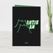 Mantis Man Birthday Card Karte (Rückseite)
