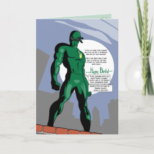 Mantis Man Birthday Card Karte