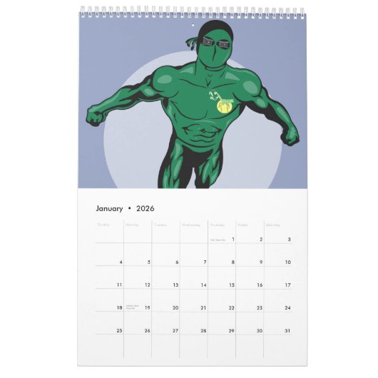 Mantis Man "Friends, Family & Enemies" Kalender (Jan 2026)