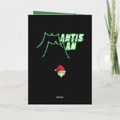 Mantis Man - Frohe Mantis Karte (Rückseite)