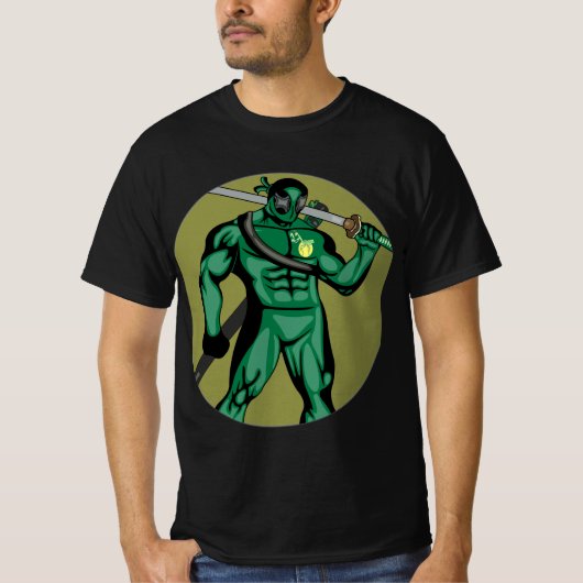 Mantis Man: Gott=26 T-Shirt (Vorderseite)
