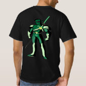 Mantis Man: Smaragdgott T-Shirt (Rückseite)