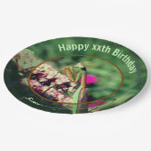 Mantis Nature Personalisierte Geburtstagsparty bet Pappteller (Schrägansicht)