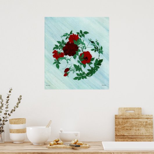 Mantis Poster beten (Küche)