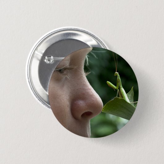 Mantis religiosa button (Vorne & Hinten)
