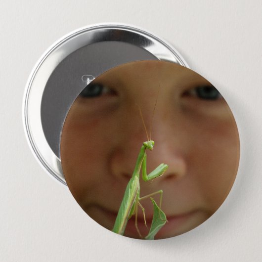 Mantis religiosa button (Vorne & Hinten)
