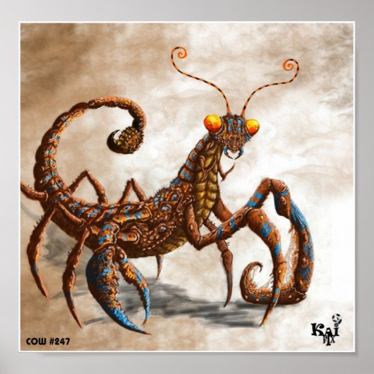 Mantis Scorpion Poster (Vorne)