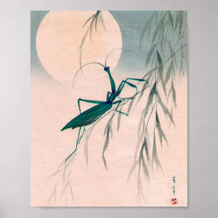 Mantis und der Mond beten, Watanabe Seitei Poster