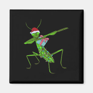 Mantis Xmas Weihnachtsmannmütze Weihnachtsinsekten Magnet