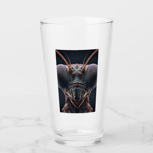 Mantis zu beten, Macro Nah Glas (Vorderseite)