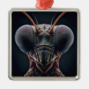 Mantis zu beten, Macro Nah Ornament Aus Metall