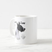 Mantle Great Dane History Design Kaffeetasse (Vorderseite Links)