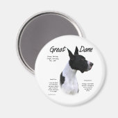 Mantle Great Dane Meed the Breed - Magnet (Vorderseite/Rückseite)