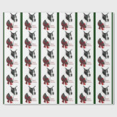 Mantle Great Dane Weihnachten Geschenkpapier (Flach)