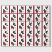 Mantle Great Dane Weihnachten Geschenkpapier (Flach)